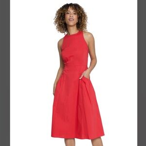 Maggy London Petrina Poinsettia Midi Dress 2